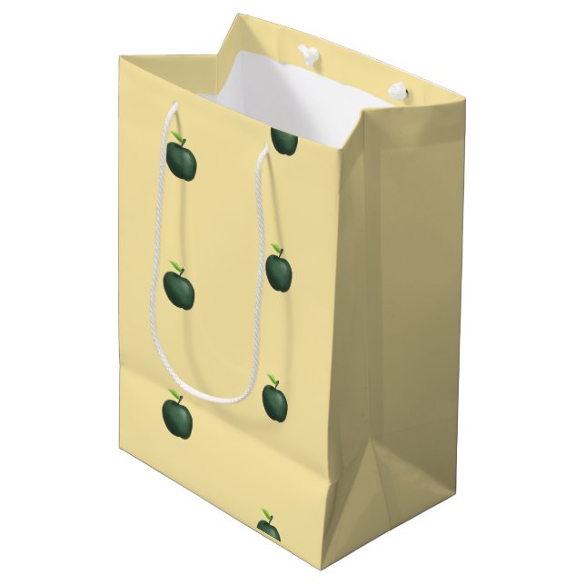 Teacher Apple Party Gift Bag (Front Angled)