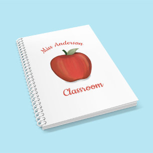 Teacher Apple Personalised Cute Teacher Gift Planner
