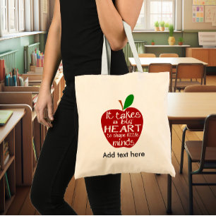 Teacher Apple thank you bag