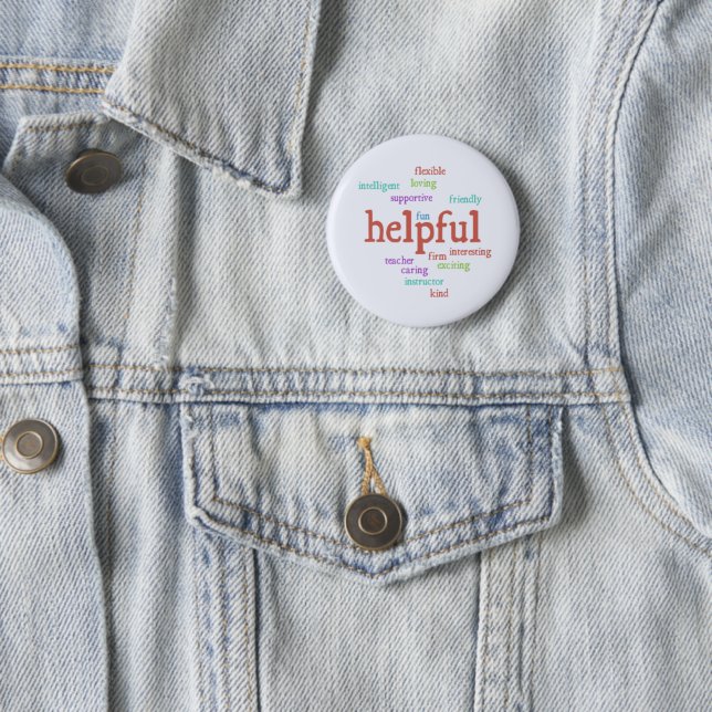 Teacher Appreciation 6 Cm Round Badge (In Situ)