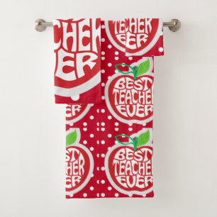 Teacher Appreciation Bath Towel Set