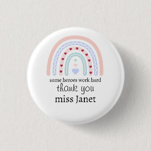 Teacher Appreciation - Best Teacher Ever Present 3 Cm Round Badge