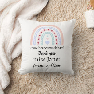 Teacher Appreciation - Best Teacher Ever Present Cushion