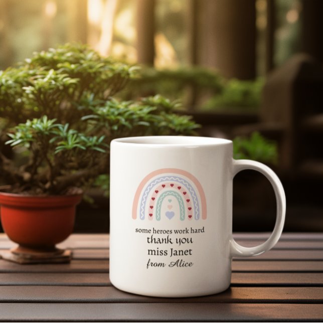 Teacher Appreciation - Best Teacher Ever Present Large Coffee Mug (Creator Uploaded)