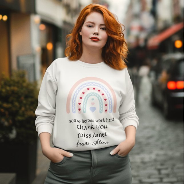 Teacher Appreciation - Best Teacher Ever Present Sweatshirt (Creator Uploaded)