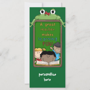 Teacher Appreciation Book Mark Cards