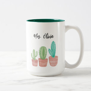 Teacher Appreciation Coffee Cactus Mug