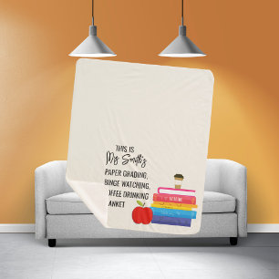 Teacher appreciation cosy blanket gift
