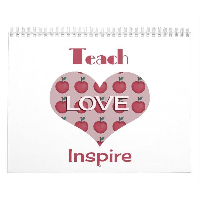 Teacher appreciation day calendar (Cover)