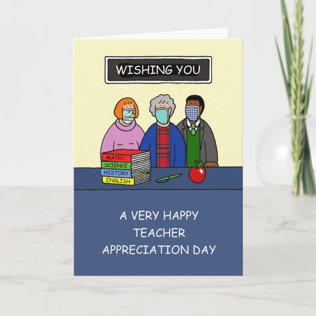 Teacher Appreciation Day Card (Front)