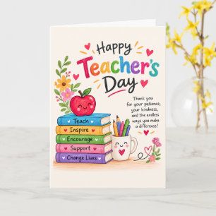 Teacher appreciation day cards