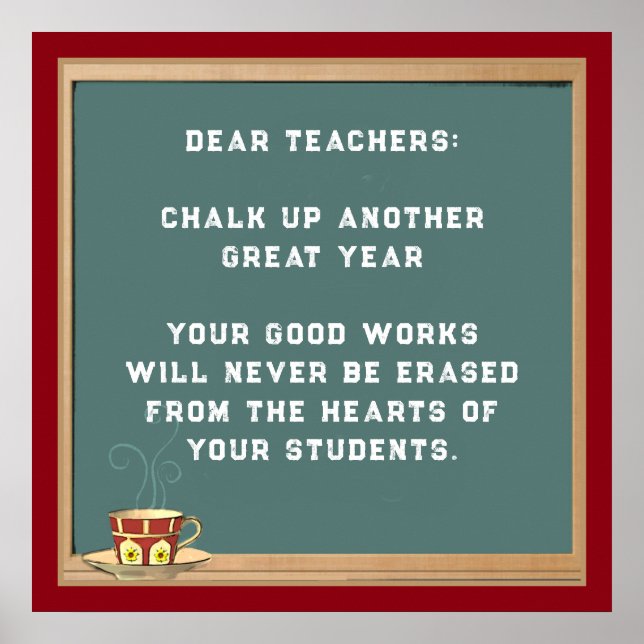 teacher appreciation decoration (Front)
