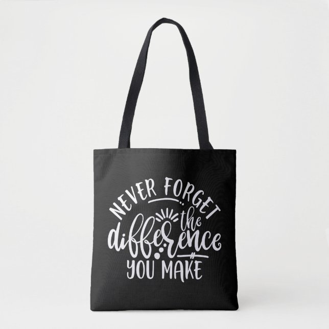 Teacher Appreciation Design Idea Tote Bag (Front)
