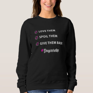 teacher appreciation for women two daycare teache sweatshirt