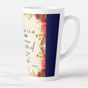 Teacher Appreciation Gift A Teacher is a Compass   Latte Mug
