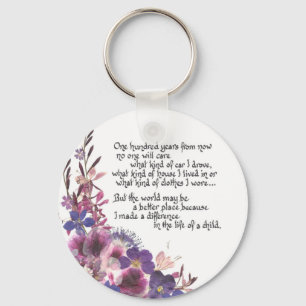 Teacher Appreciation Gift Key Ring