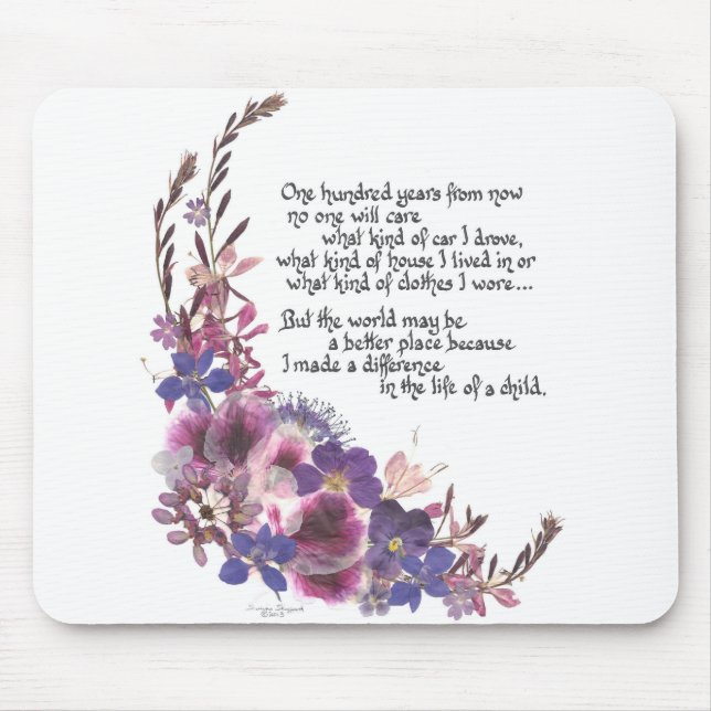 Teacher Appreciation Gift Mouse Pad (Front)