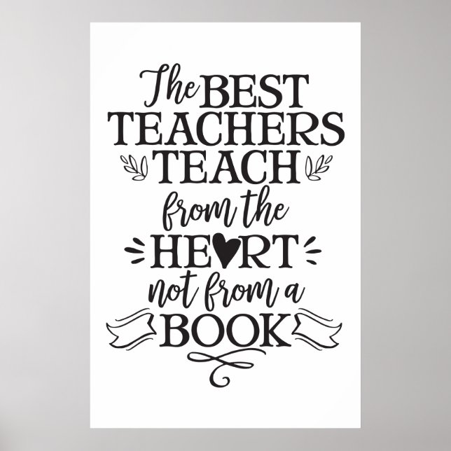 Teacher Appreciation Gift Poster (Front)