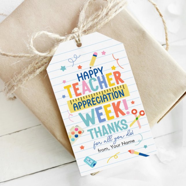 Teacher Appreciation Gift Tag (Creator Uploaded)