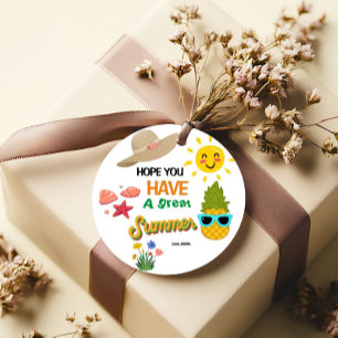 Teacher Appreciation Gift Tags Sunshine Thank You 