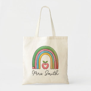 Teacher Appreciation Gift Tote Bag Canvas Custom T