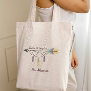 Teacher Appreciation Guide and Inspire Boho Arrow Tote Bag