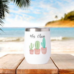 Teacher Appreciation Insulated Cactus Tumbler