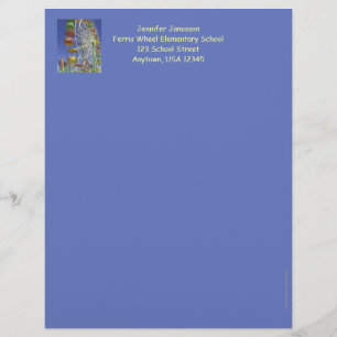 Teacher Appreciation Letterhead Ferris Wheel