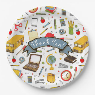 Teacher Appreciation Luncheon Paper Plates