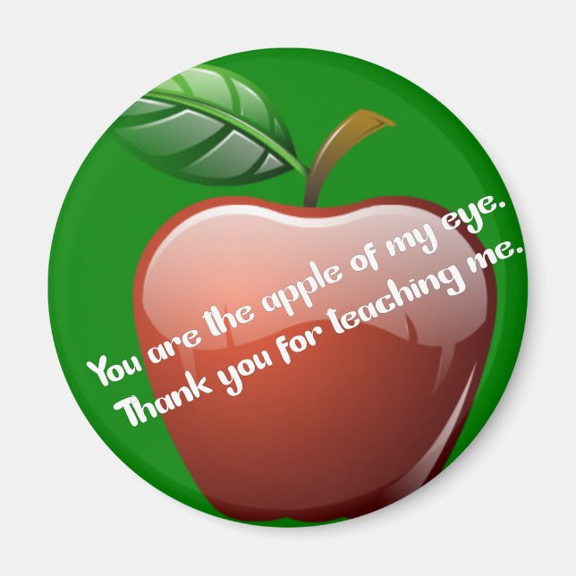 Teacher Appreciation Magnet (Front)