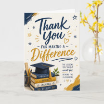 Teacher Appreciation | Making a Difference