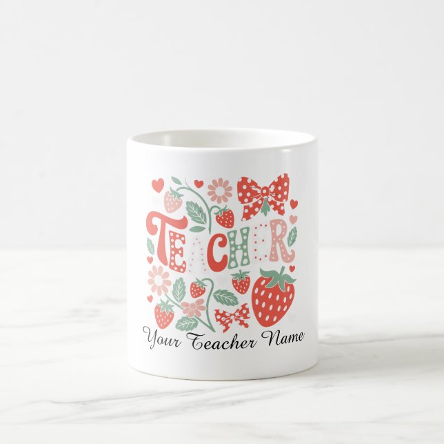 Teacher Appreciation Mug Gift | Cute Teacher Gift (Center)