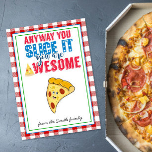 teacher appreciation pizza gift teacher slice it invitation