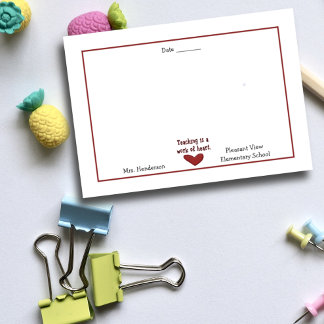 Teacher Appreciation  Post-it Notes