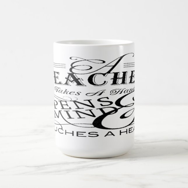 Teacher Appreciation Quotes Coffee  Mugs (Center)