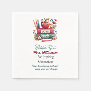 Teacher Appreciation Retirement Napkin