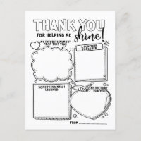 teacher appreciation thank you coloring