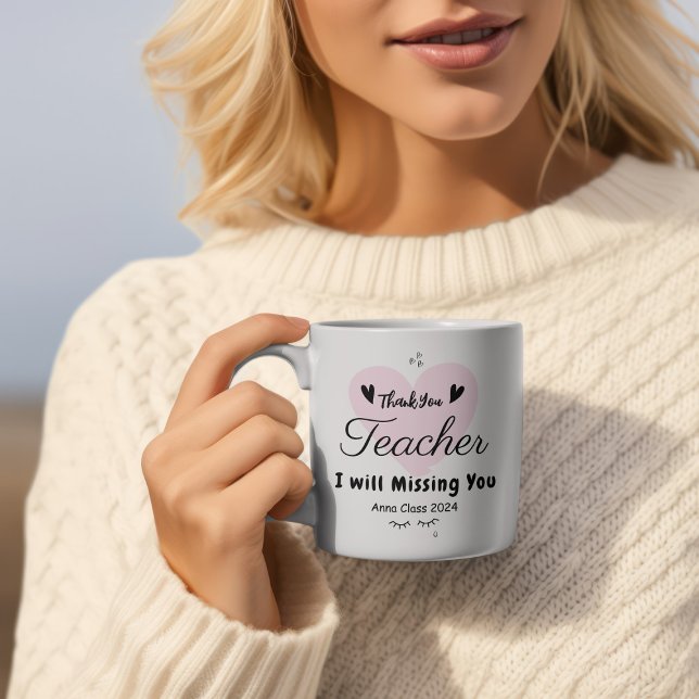 Teacher Appreciation Thank You School Custom Coffee Mug (Creator Uploaded)