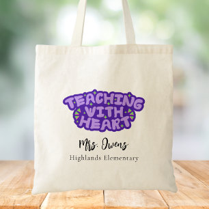Teacher Appreciation Thank You Teacher Modern Tote Bag