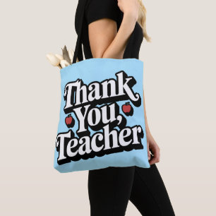 Teacher Appreciation Thank you Tote Bag