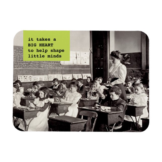 Teacher Appreciation Vintage Photo Gift Magnet (Horizontal)