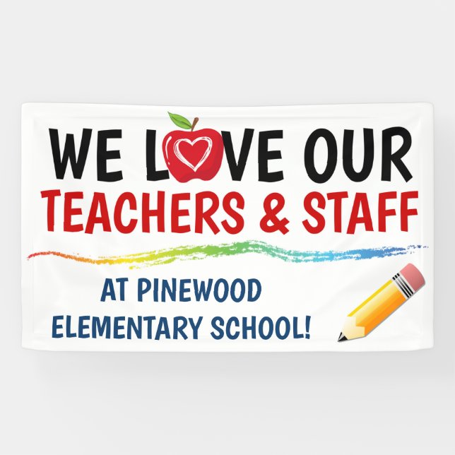 Teacher Appreciation Week Banner (Horizontal)