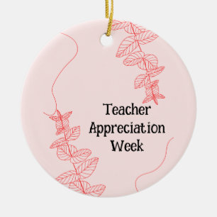 Teacher Appreciation Week  Ceramic Tree Decoration