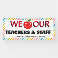 Teacher Appreciation Week Colourful red apple