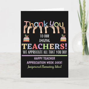 Teacher Appreciation Week For A Colleague Card