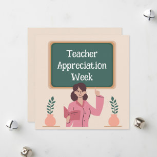 Teacher Appreciation Week Holiday Card