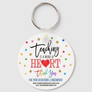 Teacher Appreciation Week Keychain Gift