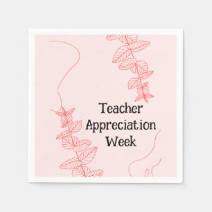 Teacher Appreciation Week  Napkin