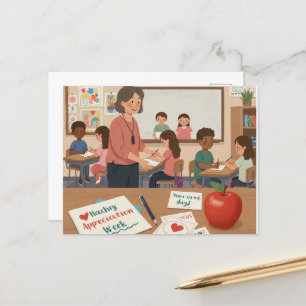Teacher Appreciation Week Postcard