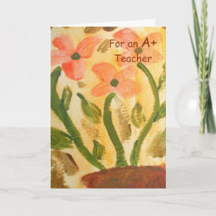 Teacher AppreciationThank You Card